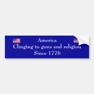 Amerikanen klampen bumpersticker