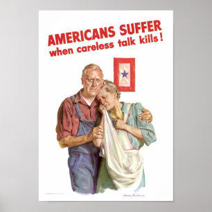 Amerikanen lijden… aan poster