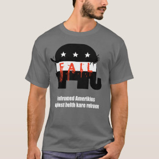 amerikanen tegen helth kare refrom t-shirt