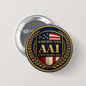 Amerikanen Tegen Islamisering Knop Ronde Button 5,7 Cm (Voorkant /achterkant)