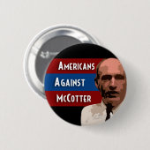 Amerikanen tegen McCotter Ronde Button 5,7 Cm (Voorkant /achterkant)