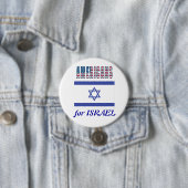 Amerikanen voor Israëlische Button (In situ)