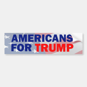 Amerikanen voor Trump Bumpersticker