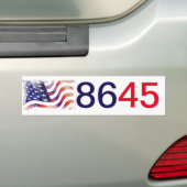 Amerikanen zullen 86 de 45e bumpersticker (Op auto)