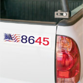 Amerikanen zullen 86 de 45e bumpersticker (Op Truck)