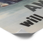 Amerikanen zullen altijd vechten voor vrijheid 177 poster (Hoek)