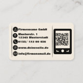 Amerikanisch, 8,9 cm x 5,1 cm visitekaartje (Achterkant)