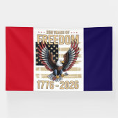 Amerika's 250 jaar vrijheid spandoek (Horizontaal)