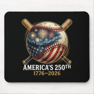 Amerika's 250e honkbal Amerikaanse vlag patriottis Muismat