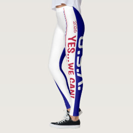 Amerika's 250e JA WE KUNNEN Dames Leggings