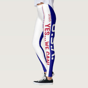 Amerika's 250e JA WE KUNNEN Dames Leggings