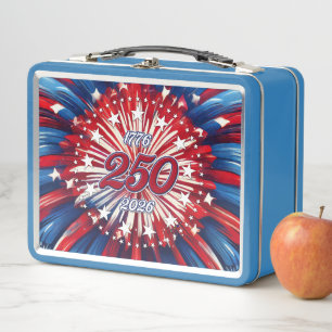 Amerika's 250e Verjaardag 1776-2026 RWB-Vuurwerk