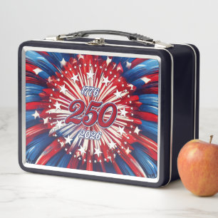 Amerika's 250e verjaardag 1776-2026 RWB-Vuurwerk