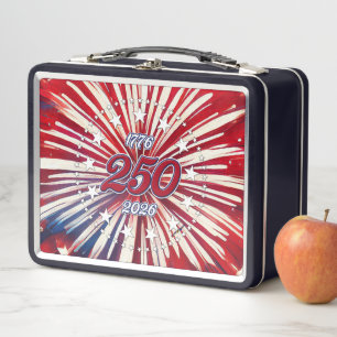 Amerika's 250e verjaardag 1776-2026 RWB-Vuurwerk