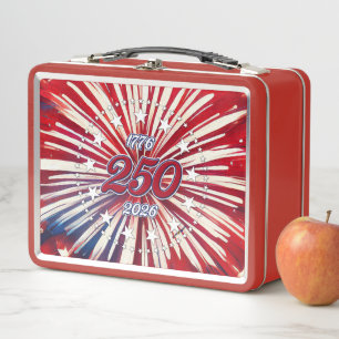 Amerika's 250e Verjaardag 1776-2026 RWB-Vuurwerk