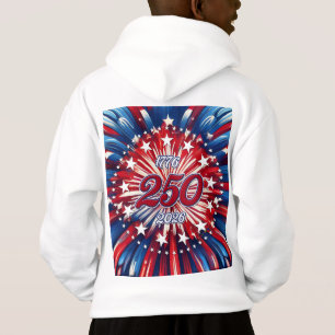 Amerika's 250e verjaardag 1776-2026 RWB-Vuurwerk