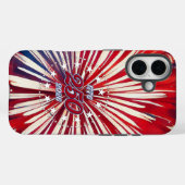 Amerika's 250e verjaardag 1776-2026 RWB-Vuurwerk Case-Mate iPhone Case (Achterkant (horizontaal))