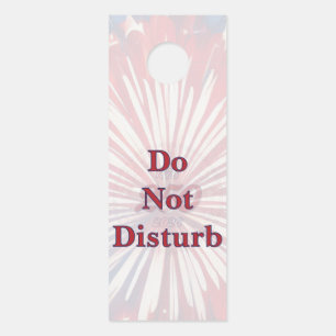 Amerika's 250e verjaardag 1776-2026 RWB-Vuurwerk Deurhanger