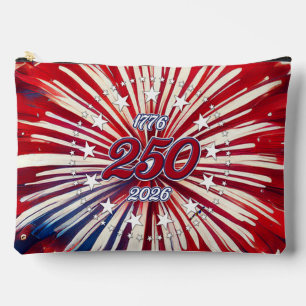 Amerika's 250e Verjaardag 1776-2026 RWB-Vuurwerk Etui