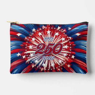 Amerika's 250e verjaardag 1776-2026 RWB-Vuurwerk Etui