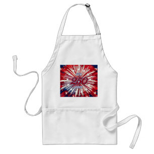 Amerika's 250e Verjaardag 1776-2026 RWB-Vuurwerk Standaard Schort