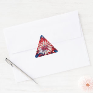 Amerika's 250e verjaardag 1776-2026 RWB-Vuurwerk Sticker