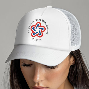Amerika's 250e Verjaardag - 1776-2026 Vintage Ster Trucker Pet