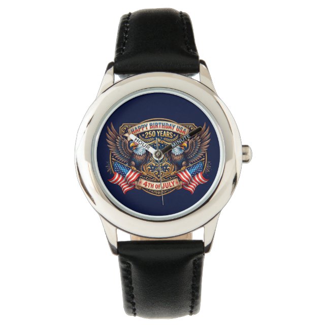 Amerika's 250e verjaardag adelaars horloge (Voorkant)