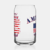 Amerika's 250e verjaardag blikvorm glas (Links)