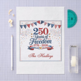 Amerika's 250e Verjaardag Decoupage Tissuepapier