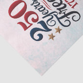 Amerika's 250e Verjaardag Hemel Decoupage Tissuepapier (Detail)
