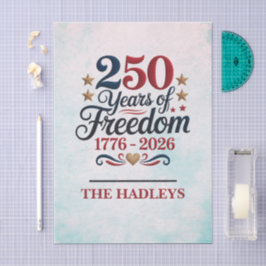 Amerika's 250e Verjaardag Hemel Decoupage Tissuepapier