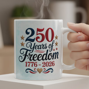 Amerika's 250e Verjaardag Herdenkingsmunt Koffiemok