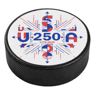Amerika's 250e verjaardag hockey puck