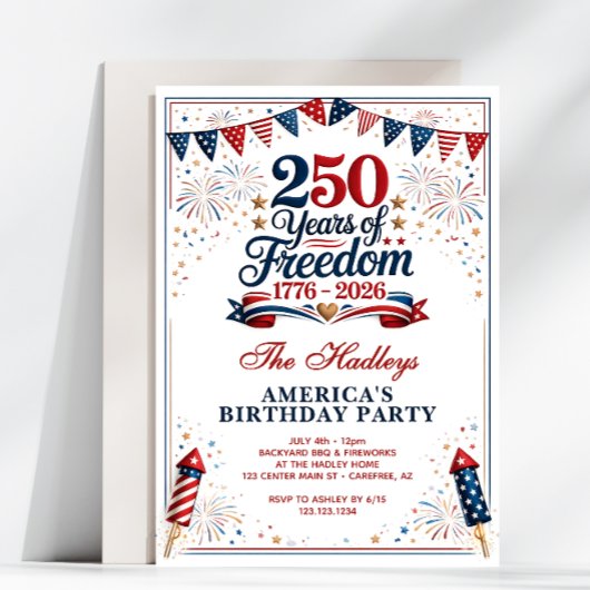 Amerika's 250e verjaardag kaart