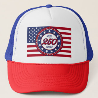 Amerika's 250e verjaardag met de Amerikaanse vlag Trucker Pet