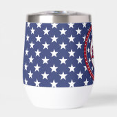 Amerika's 250e verjaardag met de vlag van de VS (Voorkant)