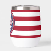 Amerika's 250e verjaardag met de vlag van de VS (Achterkant)