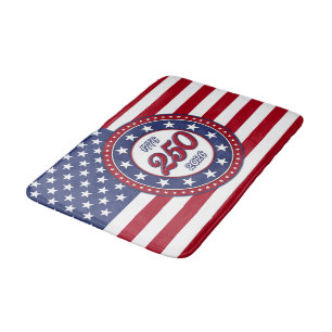 Amerika's 250e verjaardag met de vlag van de VS Badmat