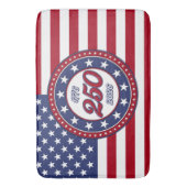 Amerika's 250e verjaardag met de vlag van de VS Badmat (Voorkant Verticaal)