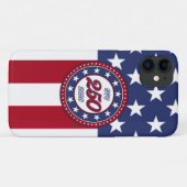 Amerika's 250e verjaardag met de vlag van de VS Case-Mate iPhone Case (Achterkant (horizontaal))