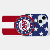 Amerika's 250e verjaardag met de vlag van de VS Case-Mate iPhone Case (Achterkant (horizontaal))