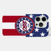 Amerika's 250e verjaardag met de vlag van de VS Case-Mate iPhone Case (Achterkant (horizontaal))