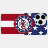 Amerika's 250e verjaardag met de vlag van de VS Case-Mate iPhone Case (Achterkant (horizontaal))