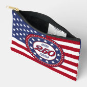 Amerika's 250e verjaardag met de vlag van de VS Etui (Open)
