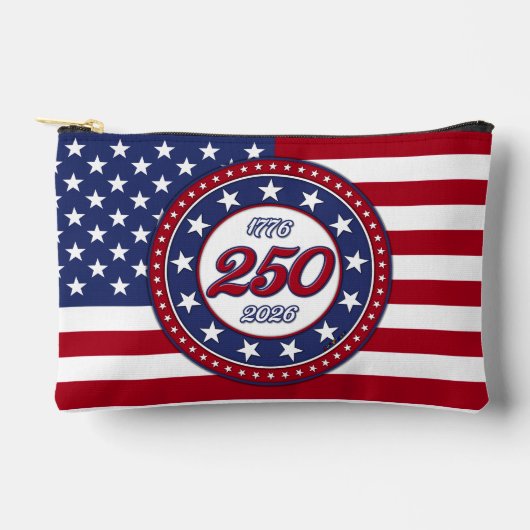 Amerika's 250e verjaardag met de vlag van de VS Etui (Voorkant)