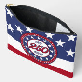 Amerika's 250e verjaardag met de vlag van de VS Etui (Open)