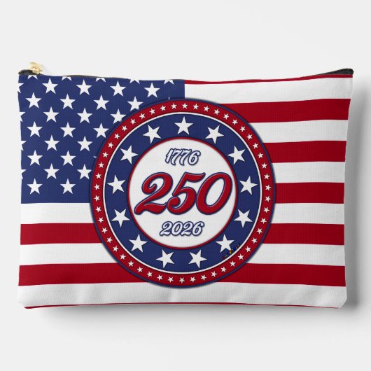 Amerika's 250e verjaardag met de vlag van de VS Etui (Voorkant)