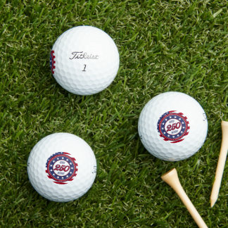Amerika's 250e verjaardag met de vlag van de VS Golfballen