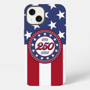 Amerika's 250e verjaardag met de vlag van de VS iPhone 13 Hoesje